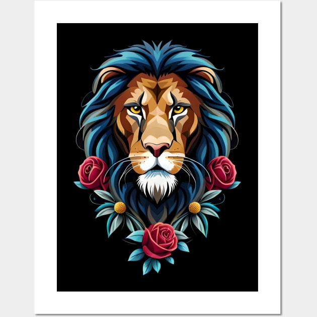 scar lion Wall Art by Dandeliontattoo